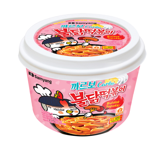 Carbonara Buldak Tteokbokki