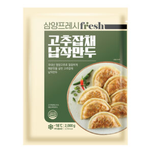 Samyang Fresh Spicy Japchae Flat Dumplings